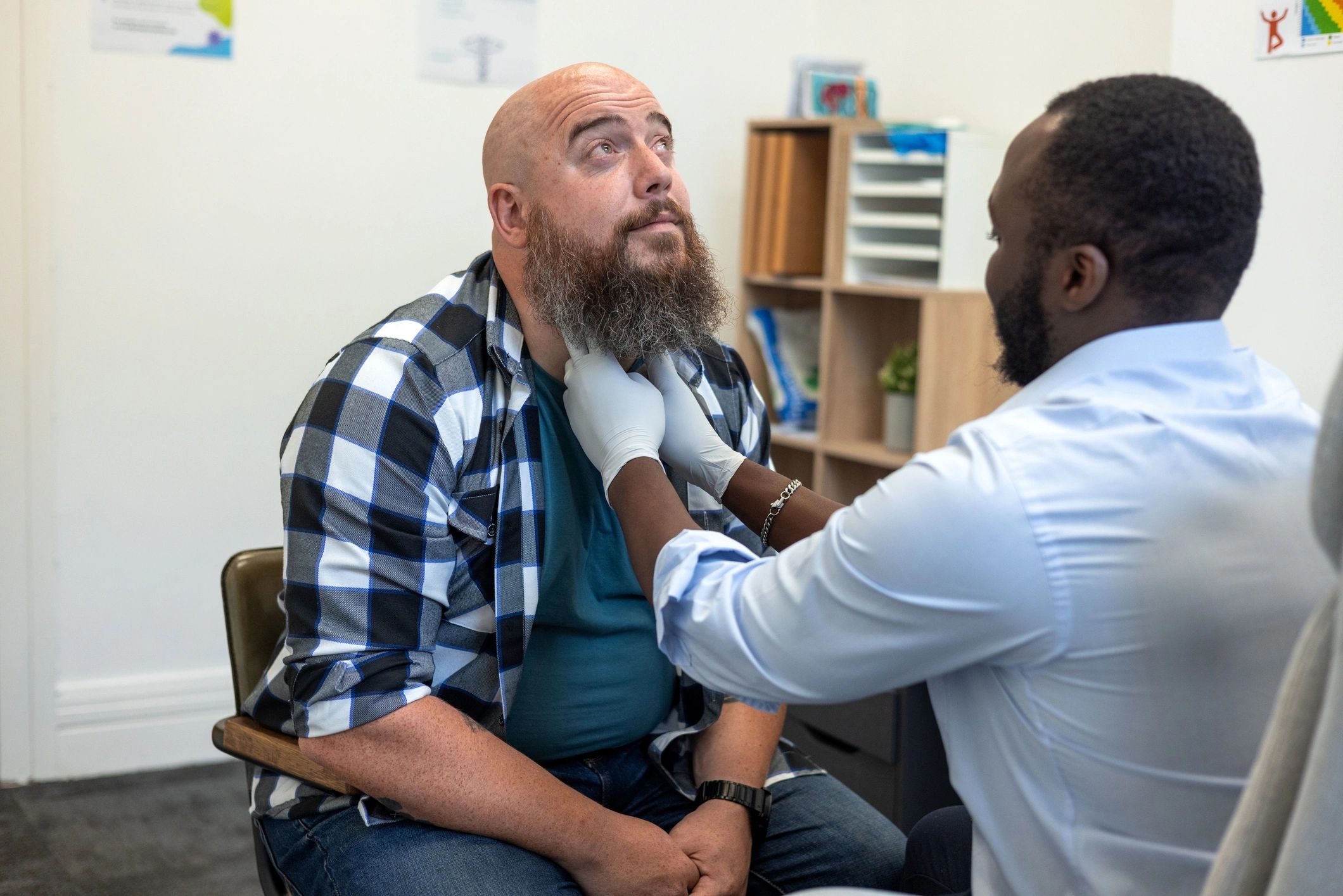 Clinical consultation in treatment room